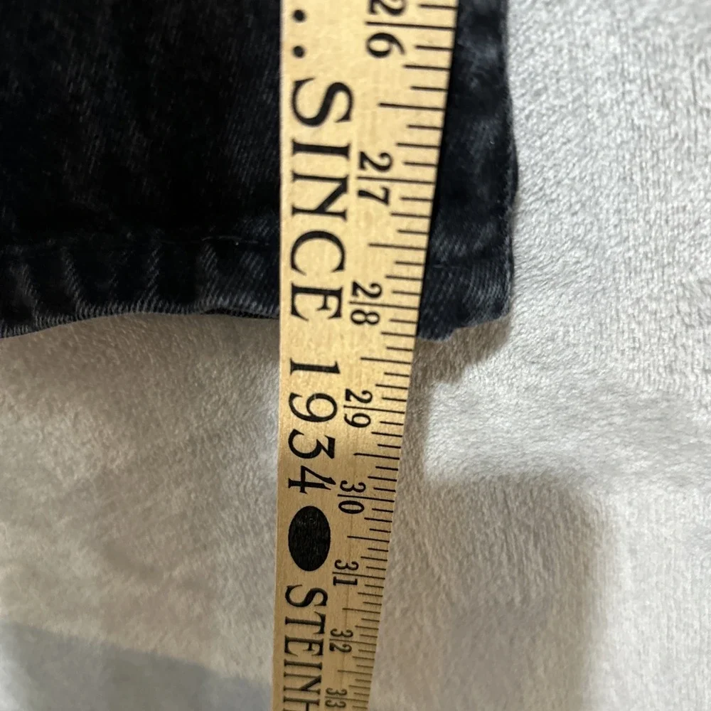Vintage Gap High Rise Tapered Mom Denim Jeans‎ Women's 12 Black Slim Patchwork